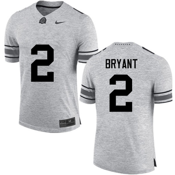 Ohio State Buckeyes #2 Christian Bryant Men Football Jersey Gray OSU53332